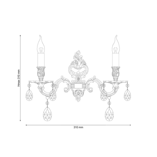 Бра Lucia Tucci Barletta W1730.2 Cream White