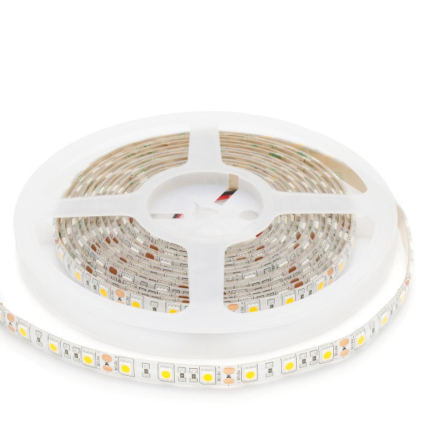 Светодиодная влагозащищенная лента Apeyron 14,4W/m 60Led/m 5050SMD теплый белый 1M 258BL