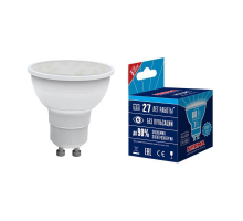 Лампа светодиодная GU10 7W 4000K матовая LED-JCDR-7W/NW/GU10/NR UL-00003836