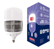 Лампа LED сверхмощная Volpe E27 80W 6500K матовая LED-M80-80W/6500K/E27/FR/NR UL-00006796