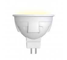 Лампа светодиодная Uniel GU5.3 6W 3000K матовая LED-JCDR 6W/WW/GU5.3/FR PLP01WH UL-00002424