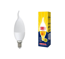 Лампа светодиодная E14 11W 3000K матовая LED-CW37-11W/WW/E14/FR/NR UL-00003817