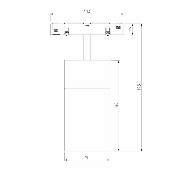 Трековый светодиодный светильник Elektrostandard Slim Magnetic Comfi 85187/01 a066515