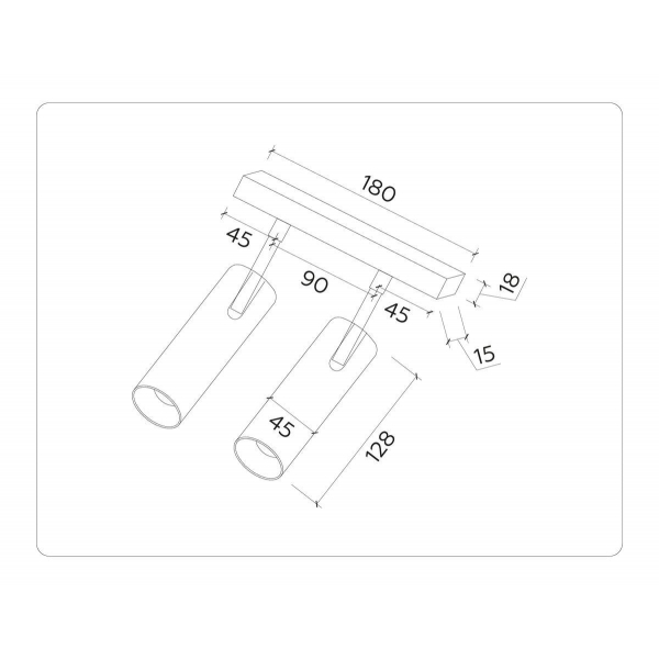 Трековый светодиодный светильник Ambrella light Track System GL3902