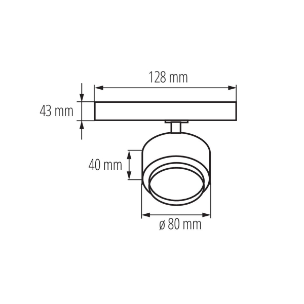 Трековый светодиодный светильник Kanlux BTLW 18W-930-W 35662