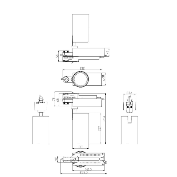 Трековый светодиодный светильник ЭРА SТR-30-36-40K-W30 Б0049754