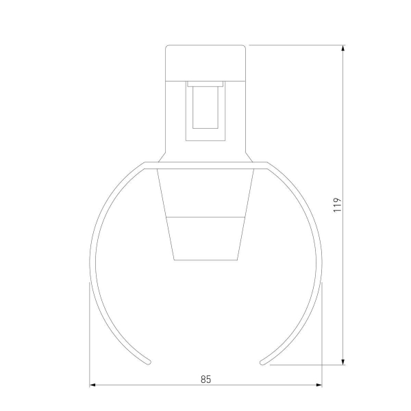 Трековый светодиодный светильник Elektrostandard Esthetic Magnetic 85119/01 a065420