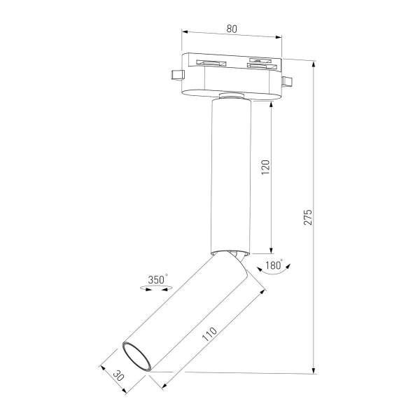 Трековый светодиодный светильник Elektrostandard Pika 85112/01 a065276