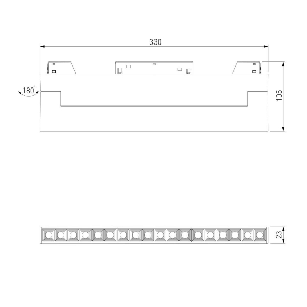 Трековый светодиодный светильник Elektrostandard Slim Magnetic 85209/01 a067371