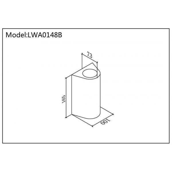 Уличный настенный светодиодный светильник DesignLed JY Zima-2 LWA0148B-BL-WW 002805