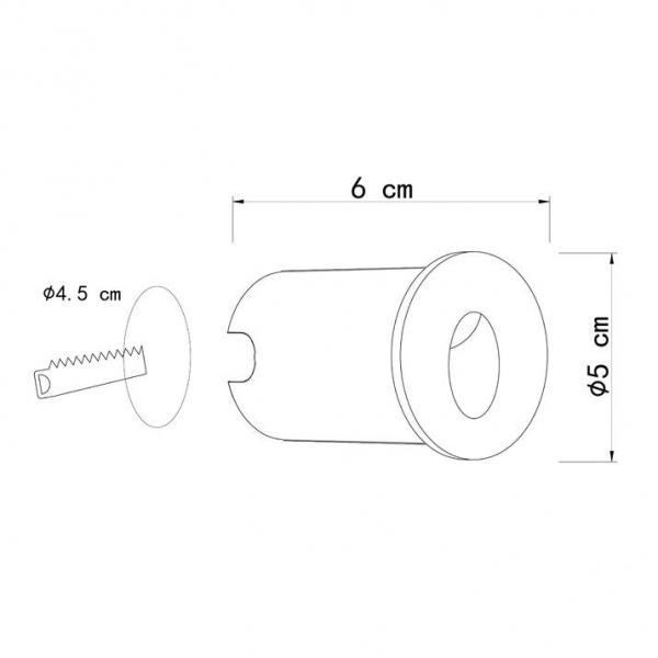 Уличный светодиодный светильник Arte Lamp Piazza A3802IN-1WH