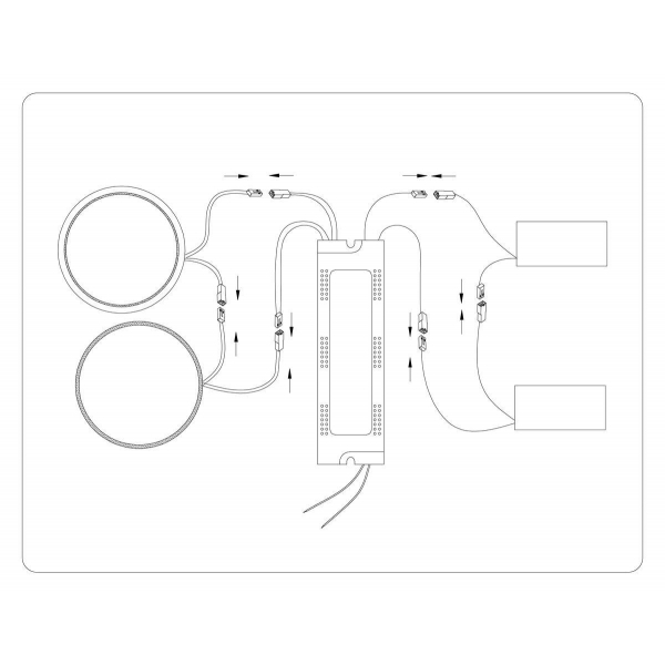 Потолочная светодиодная люстра Ambrella light Comfort LineTech FL51391