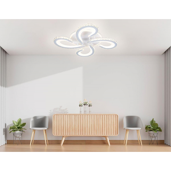 Потолочная светодиодная люстра Ambrella light Acrylica Ice FA1702