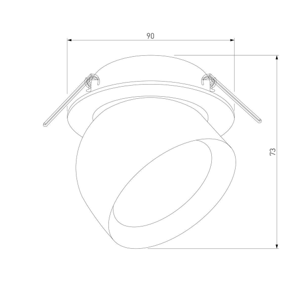 Встраиваемый светодиодный спот Elektrostandard Uno 25092/LED a065453