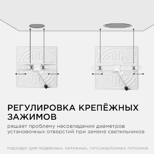 Встраиваемая светодиодная панель Apeyron 06-118